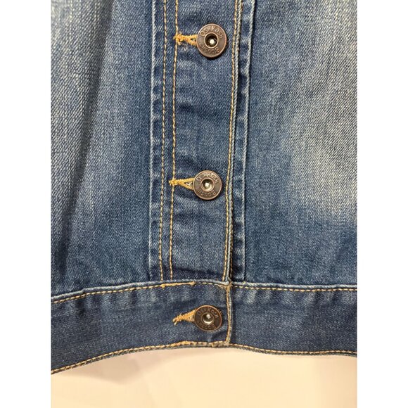 OshKosh Bgosh Kids Denim Jacket With‎ Buttons,  Pockets Girls Size 12 - Picture 5 of 9